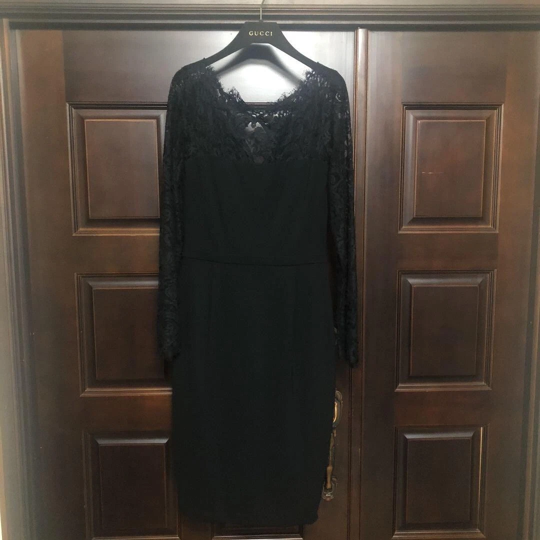 Robe GUCCI femme taille XS rayonne noire 324371 X5275
