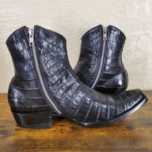 Old Gringo Boot Star Mens Caiman Croc Belly Boots Sz 10.5 Exotic Leather Monica - Picture 3 of 22