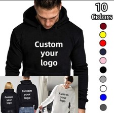 itfabs Felpa Con Cappuccio Logo Personalizzato Foto Immagine Poché Ventrale