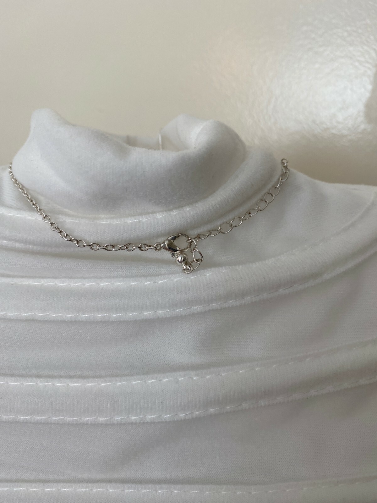 Multiple Circle within Pendent Silver-toned Chain… - image 2