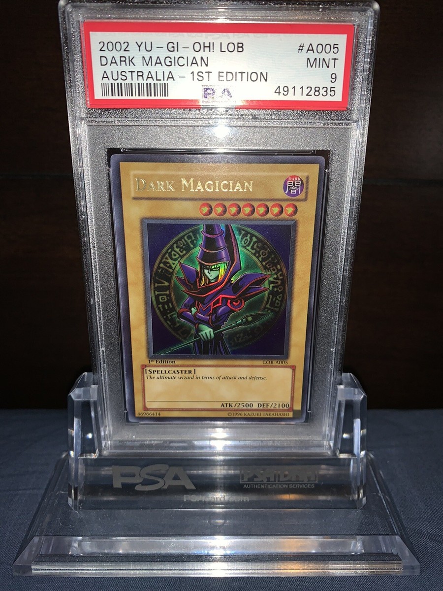 遊戯王 ブラック・マジシャン 英語 LOB 1st PSA9 遊戯王 ブラック・マジシャン 英語 LOB 1st PSA9 - メルカリ