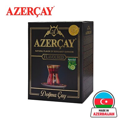 Azercay Flavoured Bergamot Loose Leaf Black Natural Traditional