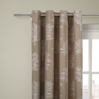 John Lewis Oakley Trees Eyelet Top Lined Curtains -white- 90wx54d/228cmx136cm John Lewis Oakley Trees Eyelet Top Lined Curtains -white- 90wx54d/228cmx136cm