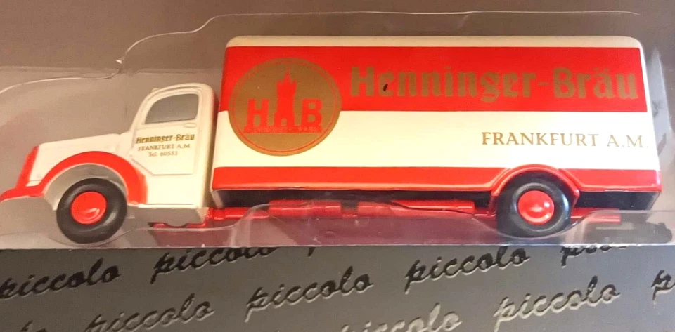 Schuco Piccolo,Set  “Henninger” with 2 models Diecast, Lim. Edit. 2222 pcs, new - Immagine 3 di 4