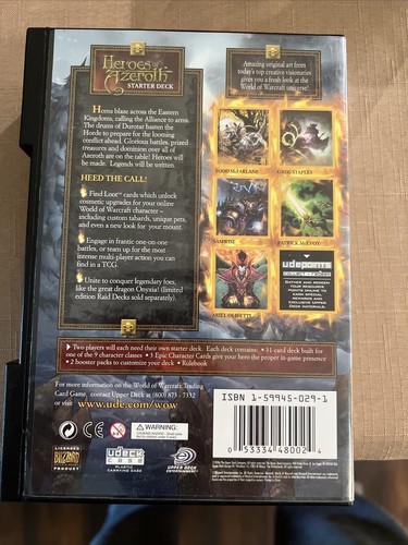 World of Warcraft: Heroes of Azeroth Trading Card Game Starter Deck - Picture 2 of 4