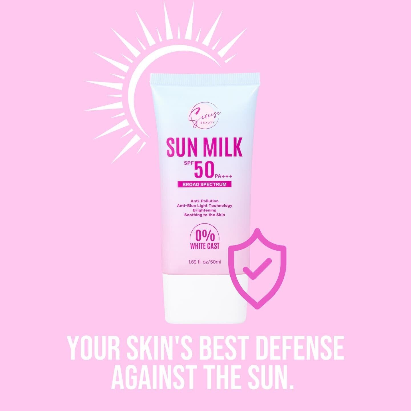 Sereese Beauty Sun Milk 50ml with SPF 50