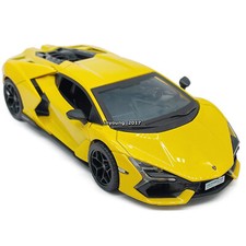 Modellino auto Lamborghini Revuelto scala 1/32 pressofuso auto giocattolo veicoli metallo giallo