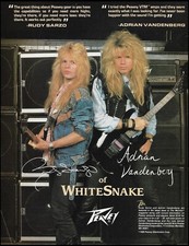 Whitesnake Adrian Vandenberg Rudy Sarzo 1988 ...