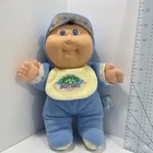 Vintage 1988 Hasbro Cabbage Patch Kids Babyland Baby Doll Plush Rattle Toy