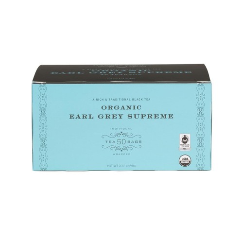 Harney & Sons Organic Earl Grey Supreme Teabags, 50 Count - Picture 2 of 3
