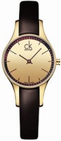 Calvin Klein Women's Brown Leather Strap Watch K4323209 Slight Second Calvin Klein Women's Brown Leather Strap Watch K4323209 Slight Second