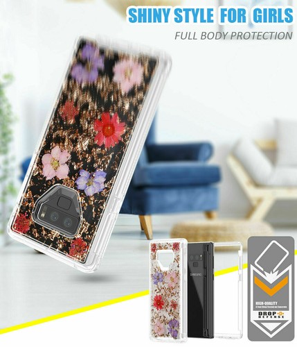 For Samsung Galaxy Note 9 Shockproof DRY Flowers Defender Case For Women Girls - Picture 8 of 19