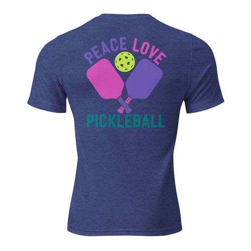 Women's Peace, Love, Pickleball Short Sleeve T-Shirt - Picture 64 of 110