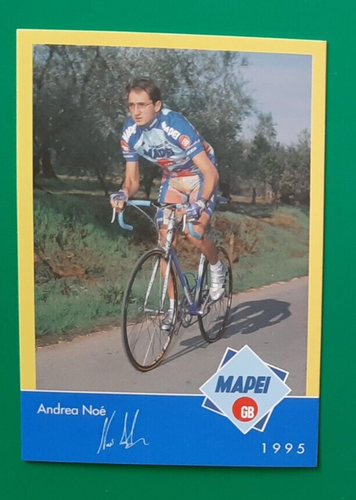 CYCLISME carte cycliste MIGUEL ANGEL PENA CACERES équipe MAPEI GB 1995