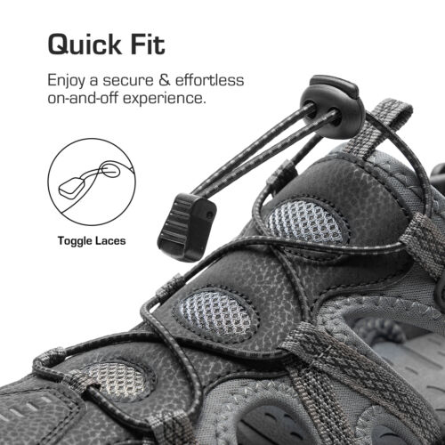 Men's Athletic Sandals Outdoor Adventure Quick Dry Arch Support Hiking Sandals - Picture 6 of 22