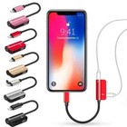 Gniazdo słuchawkowe 3,5 mm AUX Adapter i ładowarka do iPhone 14 13 12 11 X 8 7 6