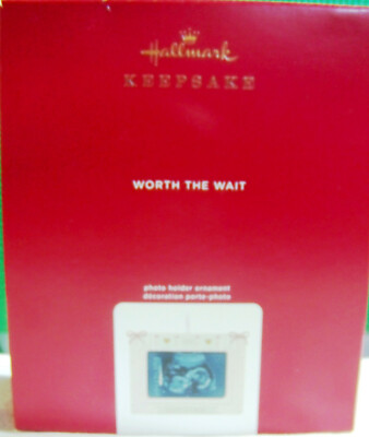 2020 Hallmark Keepsake Ornament ''WORTH THE WAIT''  FRAME - NMIB