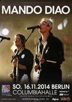 Mando Diao - The Band , Berlin 2014 | Konzertplakat | Poster