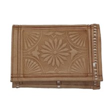 MOROCCAN WALLET LEATHER GENUINE HANDMADE POCKET UNISEX BI-FOLD BIFOLD EMBOSSED