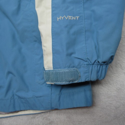 The North Face Jacket Girls Medium Blue Insulated HyVent Hooded Waterproof Ski - Picture 7 of 16