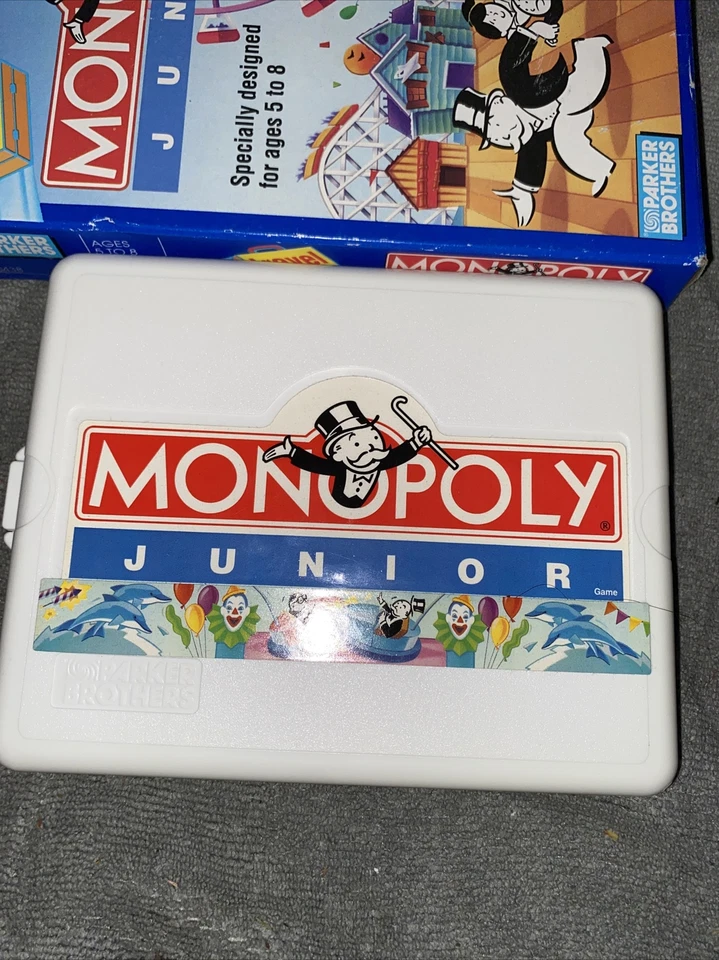 Vintage 1991 Monopoly Junior Travel Game Complete - Image 3 of 3