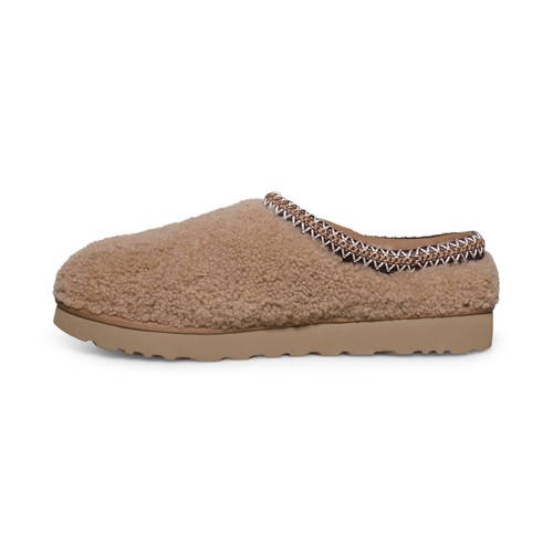 UGG TASMAN MAXI CURLY CHESTNUT SUEDE COMFORT WOMEN'S SLIPPERS SIZE US 9 NEW - Picture 4 of 5