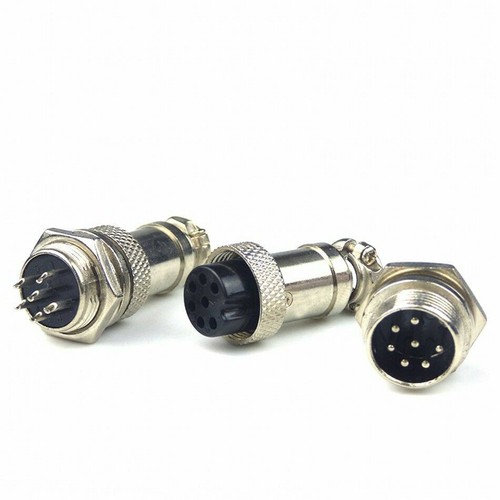 GX16 Aviation Connector Plug Socket 2/3/4/5/6/7/8/9 Pin Male/Female 5A 250V 16mm - Picture 3 of 5