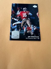 JOE MONTANA SAN FRANCISCO 49ERS 1997 UD LEGENDS, SUPER BOWL MEMORIES CARD #207