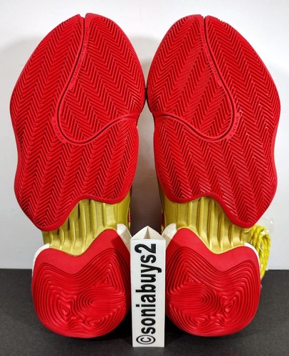 Adidas Crazy BYW Pharrell Chinese New Year Basketball Shoes, Red/Yellow, Size 10 - 第 8/12 張圖片