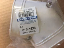 INABA DENKO SKF-77-W LINESET SLIMDUCT 2-3/4 in. PVC 45-Degree Flat Elbow, White