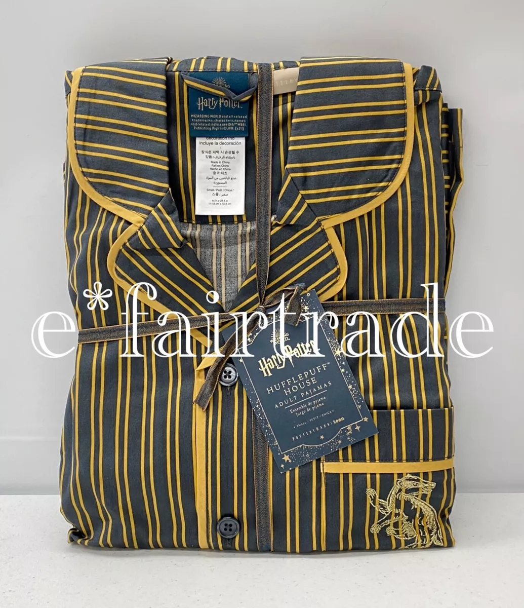NEW Pottery Barn Teen Harry Potter Hufflepuff House ADULT 2pc