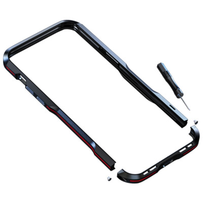 Luphie Luxus Metall Schutzhülle Hart Rahmen Case Cover f iPhone 13 12 11 Pro Max