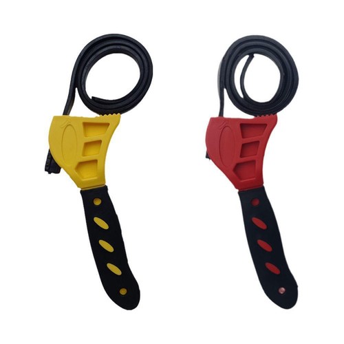 Multi-function Belt Strap Wrench Adjustable Oil Filter RepairSpanner UK Car G5J9 - Imagen 3 de 11