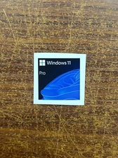 1x Windows 11 Pro Desktop / Laptop sticker label (NEW)