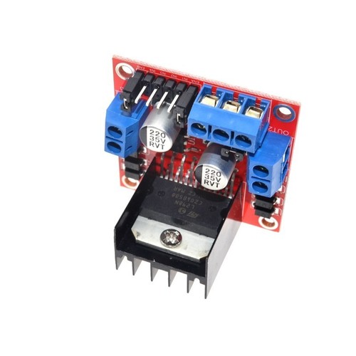 Modulo scheda controller azionamento motore passo-passo DC Dual H Bridge L298N - Foto 3 di 6