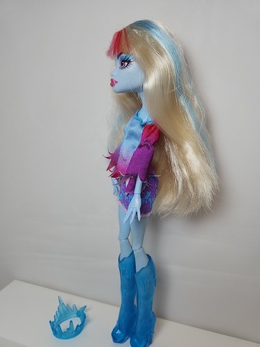 MONSTER HIGH Music Festival Abbey Bominable Doll Top Skirt Boots & Accessories  - Picture 14 of 14