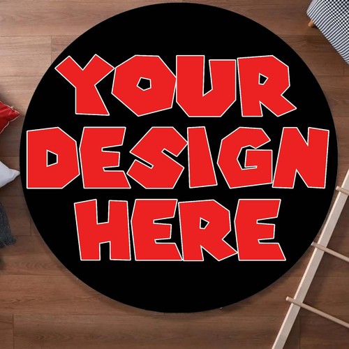 Custom Round Rug, Round Rug, Personalized Rug, Custom Circle Carpet, Custom Your - Picture 3 of 8