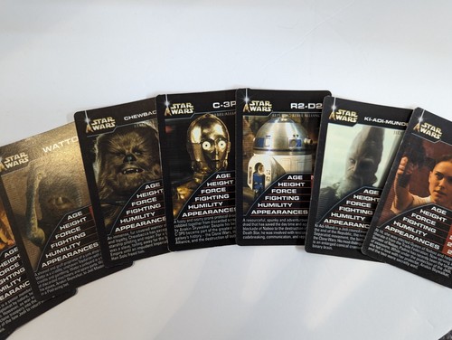 Top Trumps 2003 Star Wars Trading Cards 30 Piece Set with Case - Vintage - Picture 5 of 8