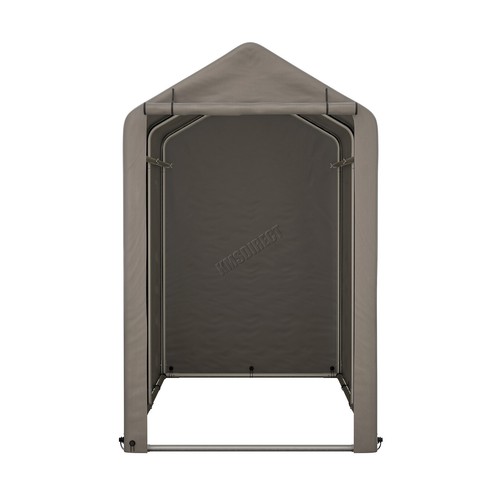BIRCHTREE Storage Tent Bike Garden Shed Steel Frame PE Cover Waterproof S/L Grey - Picture 10 of 32