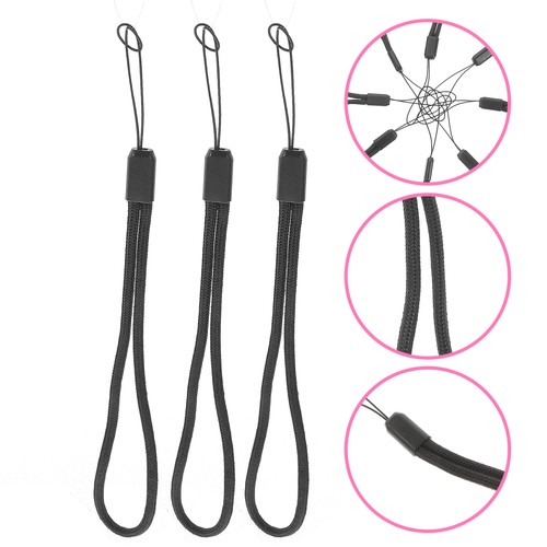 10 PCS Mobile Phone Straps Hand Wrist Lanyard Key Chain Wristlet - Photo 2 sur 12