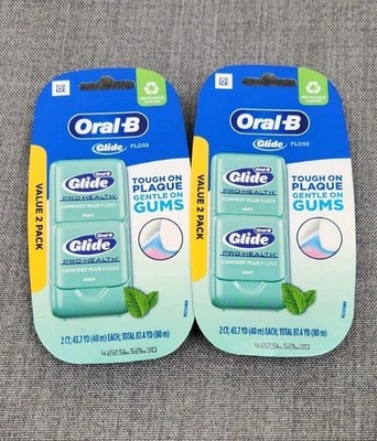 Oral B Glide Pro Health Comfort Plus Floss Mint 43.7YD Discontinued Original 2-