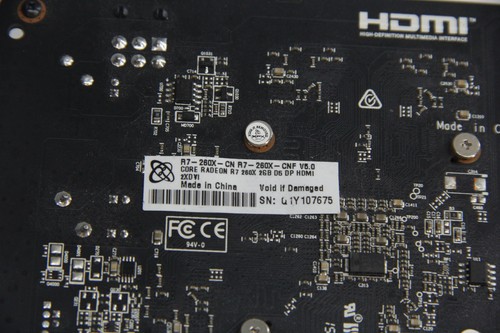 XFX AMD Radeon R7- 260X | 2GB GDDR5, 2x DVI, HDMI, DisplayPort - Tested - Picture 5 of 5