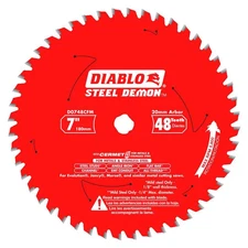 Diablo Tools 7 Inch X 48 Tooth Steel Demon Cermet Ii Circular Saw Blade For