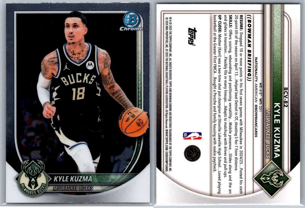 Kyle Kuzma Basketball Sports Trading Cards & Accessories Rookie