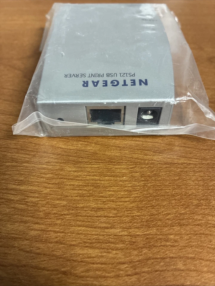NETGEAR PS121 USB MINI PRINT SERVER - NEW - WITHOUT OEM POWER CORD AC ADAPTER - Image 3 of 4