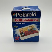 Polaroid 600 Platinum Instant Film 2 Pack 20 Photos Blue Vintage 1998 Clueless