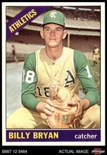 1966 Topps #332 Bill Bryan Athletics 7.5 - NM+
