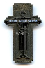 Frankreich, 2. Weltkrieg: Abzeichen "Chantiers de Jeunesse Ecole des Chefs ...