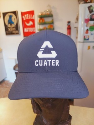 Cuater Travis Mathew Snapback Hat Flex Fit 110 Gray White Logo Golf Cap
