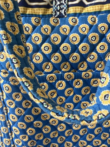 VERA BRADLEY "RIVIERA BLUE" TOTE (ICONIC VERA) (RARE & RETIRED) - Picture 2 of 14